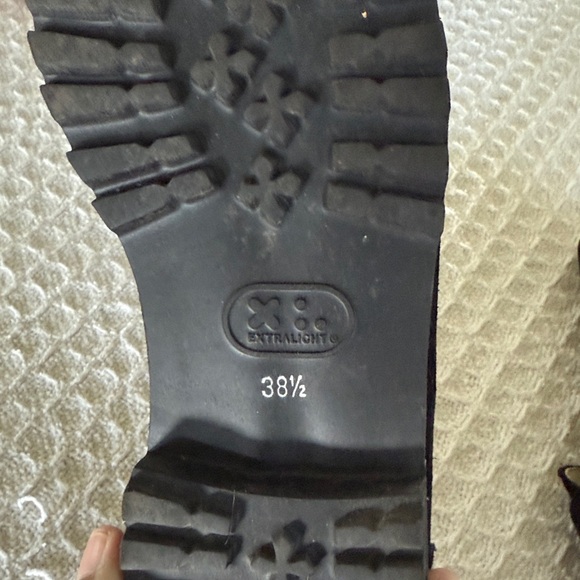 Classic French Black Women's Suede Loafers - Picture 6 of 7